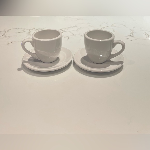 Konitz Coffee Bar Espresso Cups and Saucers 
2 oz. New, Never Used. - Picture 1 of 9